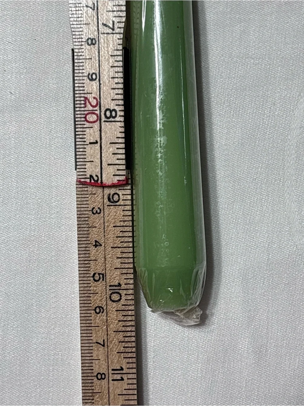 Embers Sea Grass Green Taper Candles 10” Unscented Set of 6 New